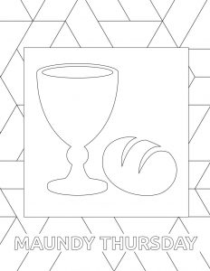 Holy Week Coloring Pages - Interest Time