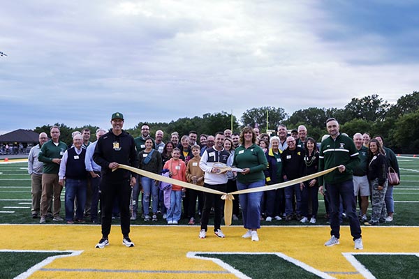 Ribbon cutting at Martin Luther High School in Wisconsin.
